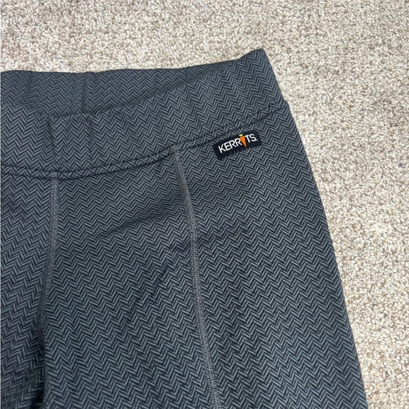 Kerrits Tight Legging Sz Medium Equestrian Fleece Lite Riding Houndstooth - Picture 8 of 10